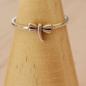 Sterling silver dragonfly band size 6